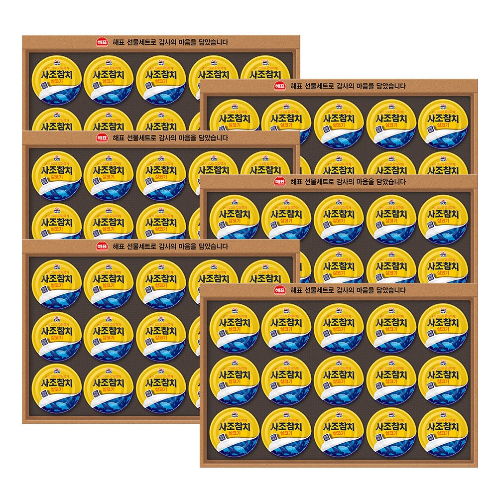 사조 살코기참치 1호 선물세트 6세트 추석 명절 238,160원