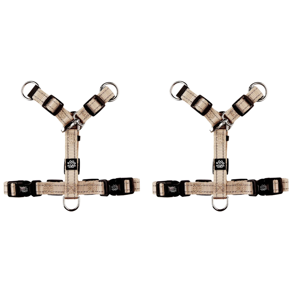 [1+1] 멍템 앞섬방지 강아지 H형 하네스, [1+1]핑크 17,900원