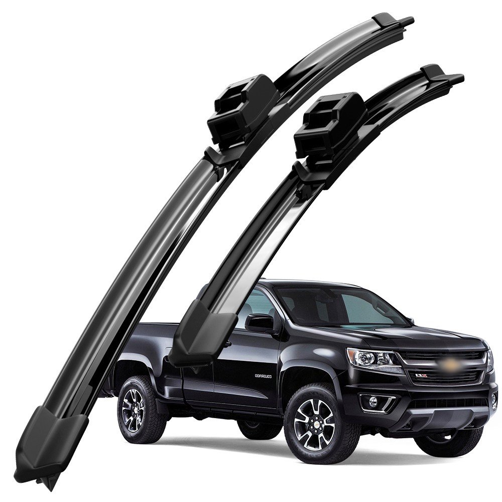 호환 쉐보레 쉐비 콜로라도 2019-2024 2020 2021 2022 2023 와이퍼 초발수 저소음 자국 없음 전면 와이퍼 블레이드 2종 세트, 콜로라도 2019-2024 28,600원
