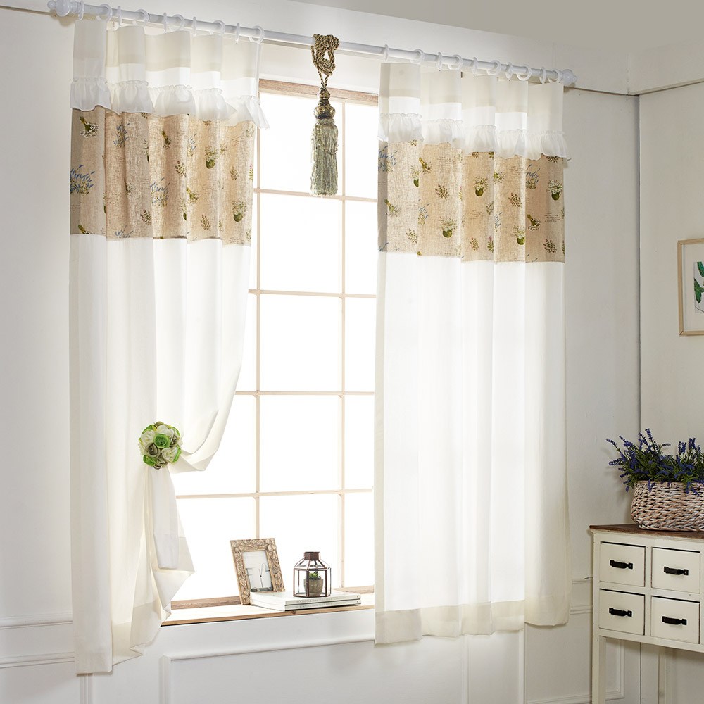 커튼이샵 광목린넨 프릴커튼 2p 세트 154,000원