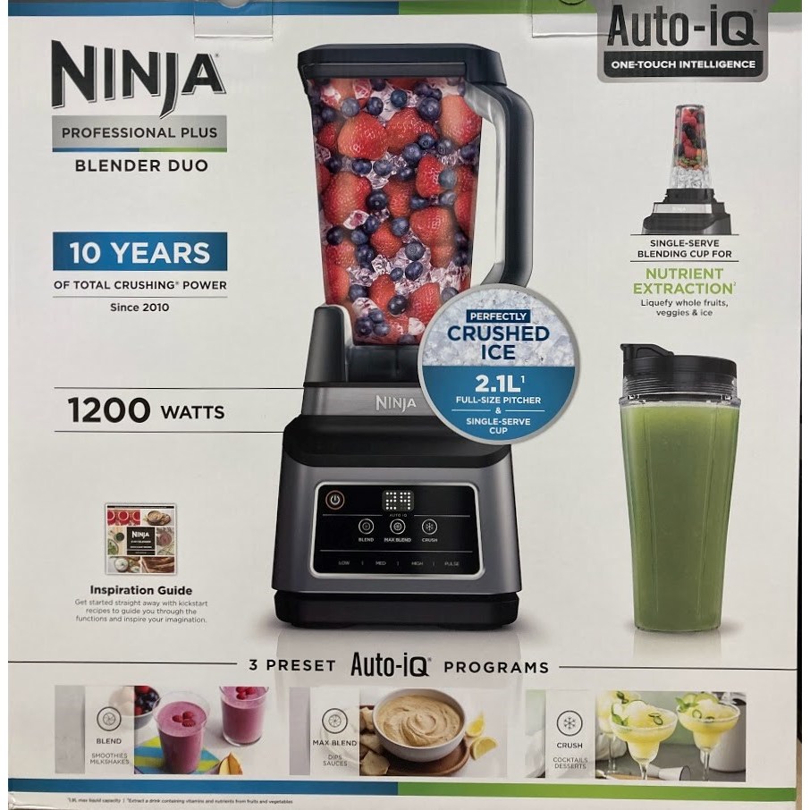 닌자 프로페셔널 블렌더 듀오 BN750KRCO 210,700원