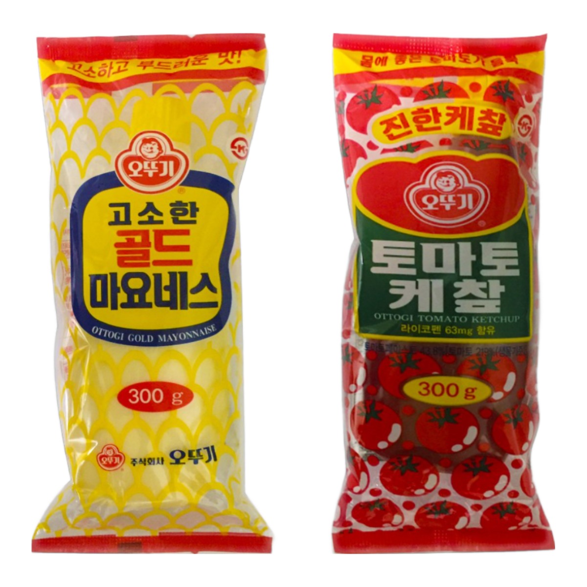 오뚜기 고소한골드 마요네즈+토마토 케챂 각1개씩 세트(2개x300g), 300g, 1세트 7,360원