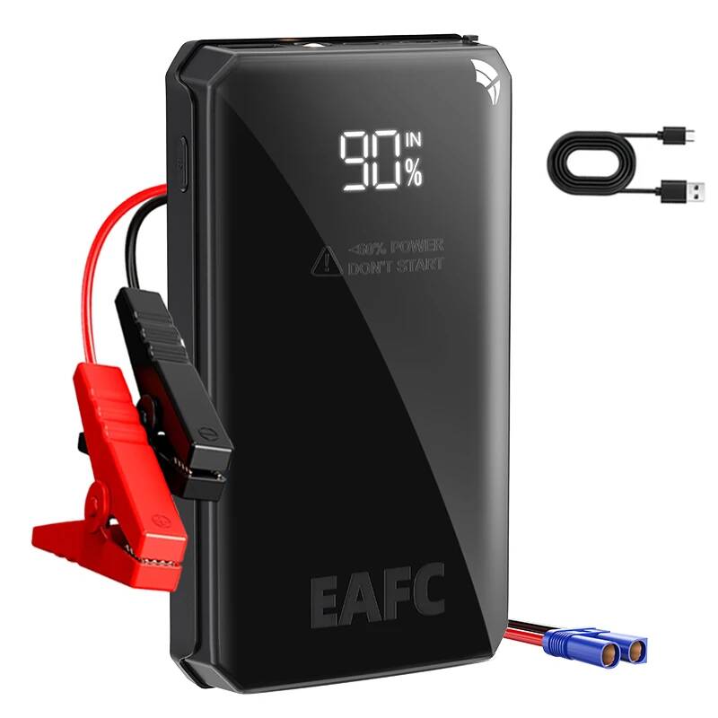 점프스타트 완속 보조배터리 자동차 EAFC 점프 스타터 보조 배터리 12V 부스터 시동용 1000A 피크 전력 고속 충전기 자동 시동 장치 39,400원