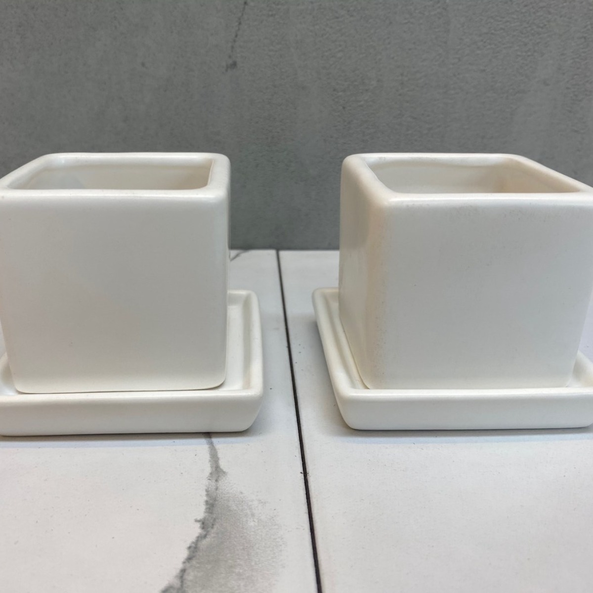 모던레시피 무광택 사각 6센티 모던화분 100개 셋트 169,000원