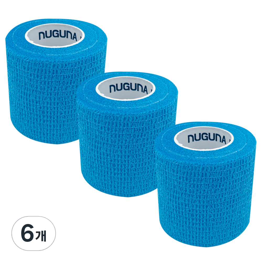 누구나 자가 점착식 탄력보호대 블루 5cm x 4.5m 8,800원