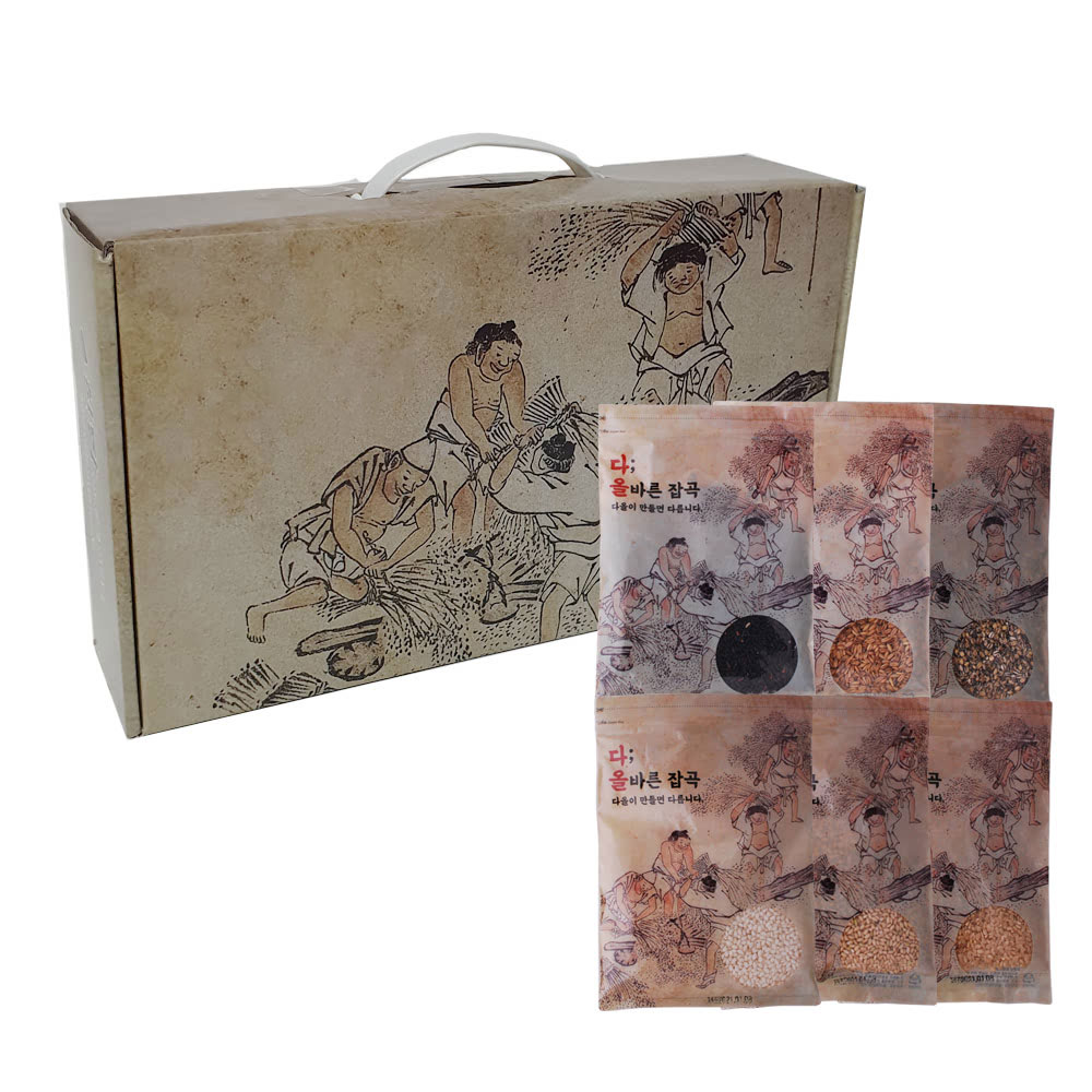 다한농산 영양가득 저당 혼합잡곡 6종 3Kg 선물세트 고급형, 1개 38,600원