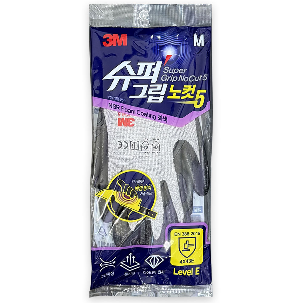 3M)쓰리엠 슈퍼그립 노컷 3 손베임 방지 절단 방지 코팅장갑 잘림 방지 안전장갑 693,000원