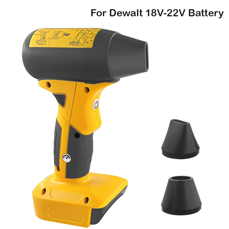 무선 휴대용 터보 제트 팬 송풍기 130000 Makita/Dewalt/Milwaukee/Bosch 18-22V 배터리 Fa와 호환되는 RPM 43,500원