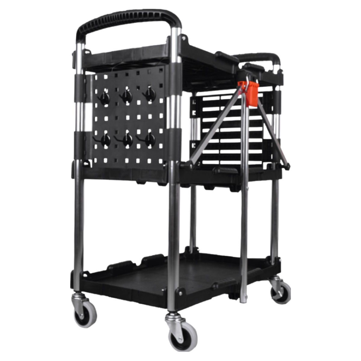 켄도 휴대용 접이식 서빙 카트 트롤리 90339full, 단일 색상, 2단 132,000원