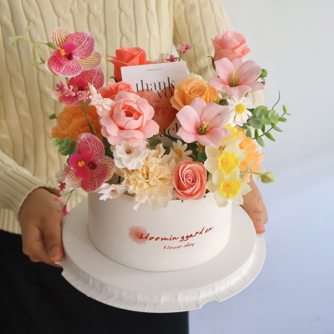 블루밍가든 서프라이즈 반전 용돈 케이크박스 34,800원