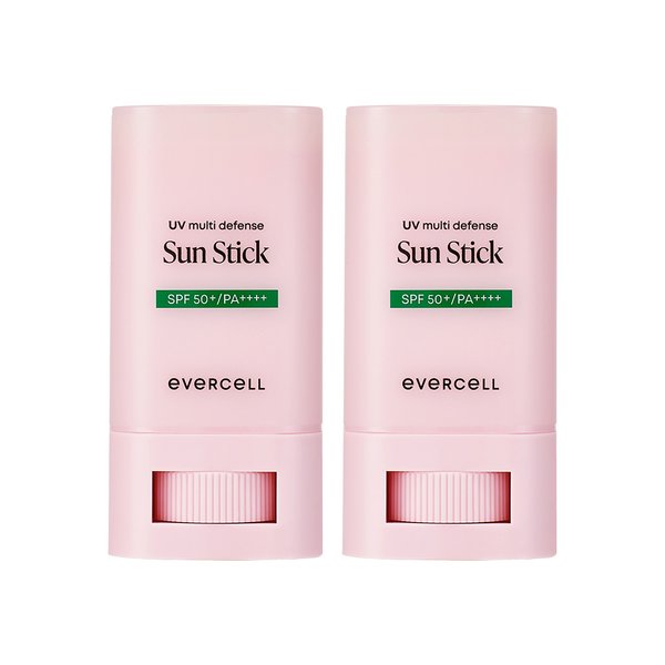 에버셀 유브이 멀티 디펜스 선스틱 18ml+18ml 유기자차 보송 썬스틱 줄기세포배양액화장품 84,800원