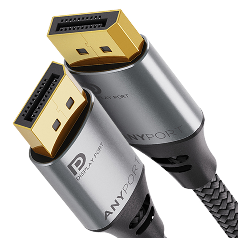 애니포트 DP to DP 1.4V UHD 8K 20핀 더미 프리미엄 고급형 케이블 24K 금도금 단자, 2m, 1개 13,250원