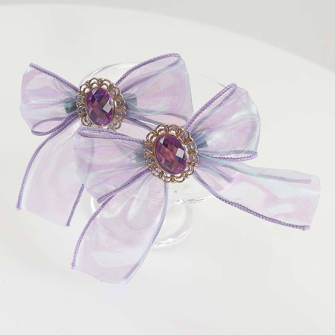 아동용 슈가 미니 보석 오로라 집게핀 2종 세트 8,500원