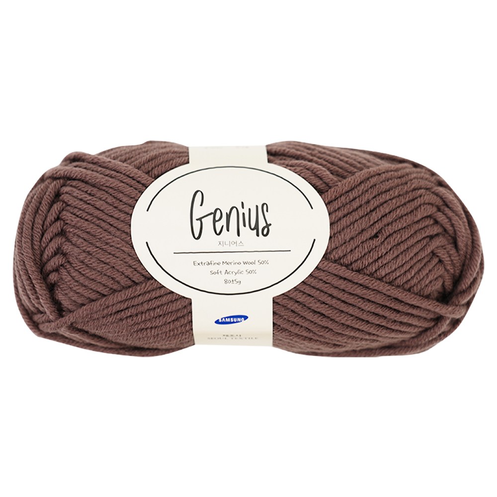 지니어스 울혼방실 목도리실 제일모직, 708 브라운, 1개 9,450원