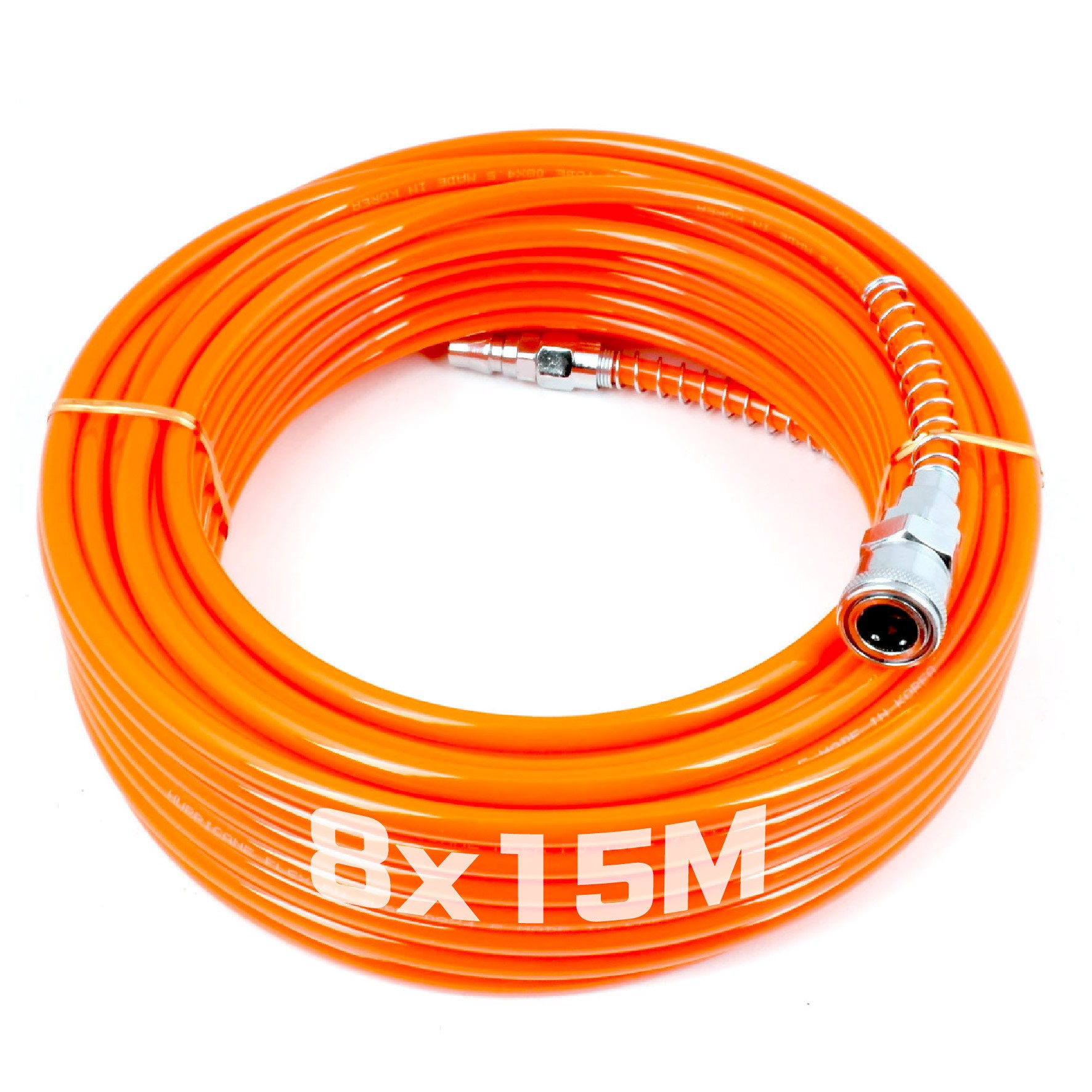 우레탄연질 에어호스 에어줄 타카호스 콤프레샤호스 에어호수 타카호스 주황 녹색, 1개 15,200원