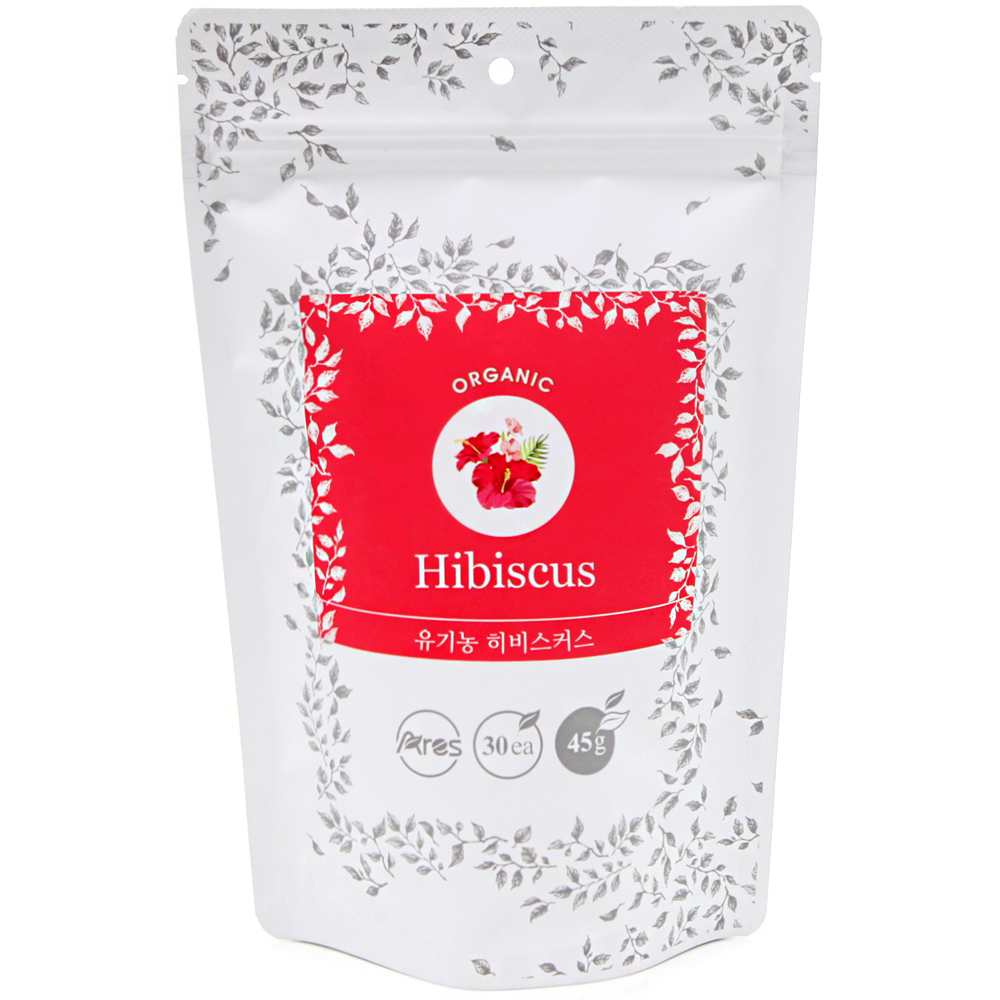 아레스 유기농 히비스커스 허브차, 1.5g, 30개입, 1개 9,300원