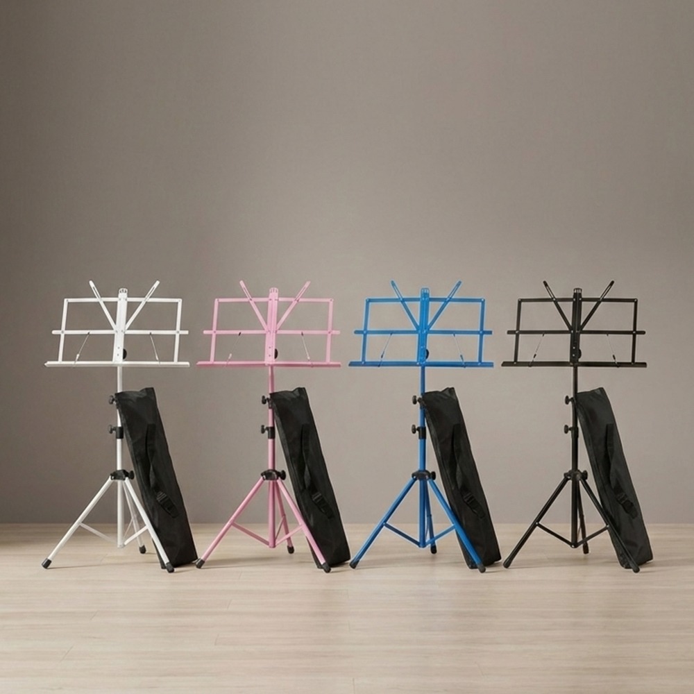 스프링데일뮤직 에센셜 폴딩 컬러 악보스탠드 보면대, 핑크 12,000원