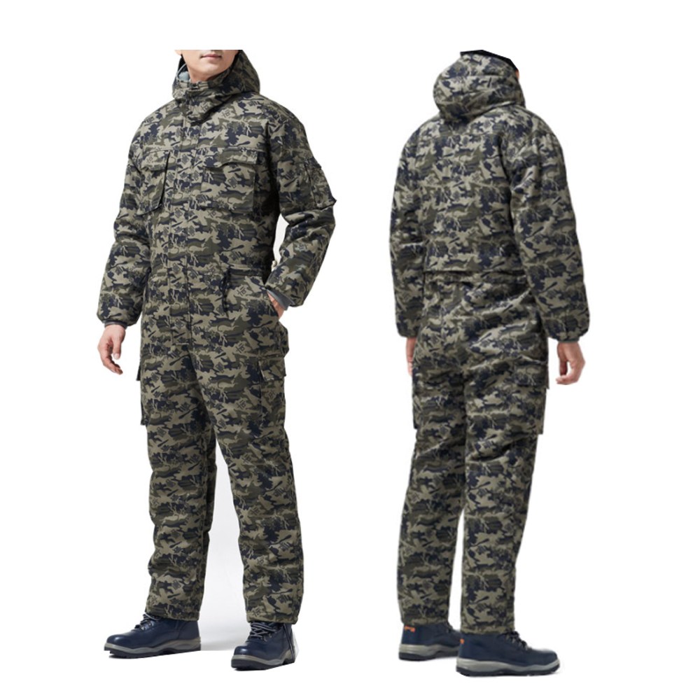 겨울 남성 TC 밀리터리 일체형 작업복 세트 스즈끼 방한복 남자 오토바이복 정비복 안전복 상하세트 77,800원