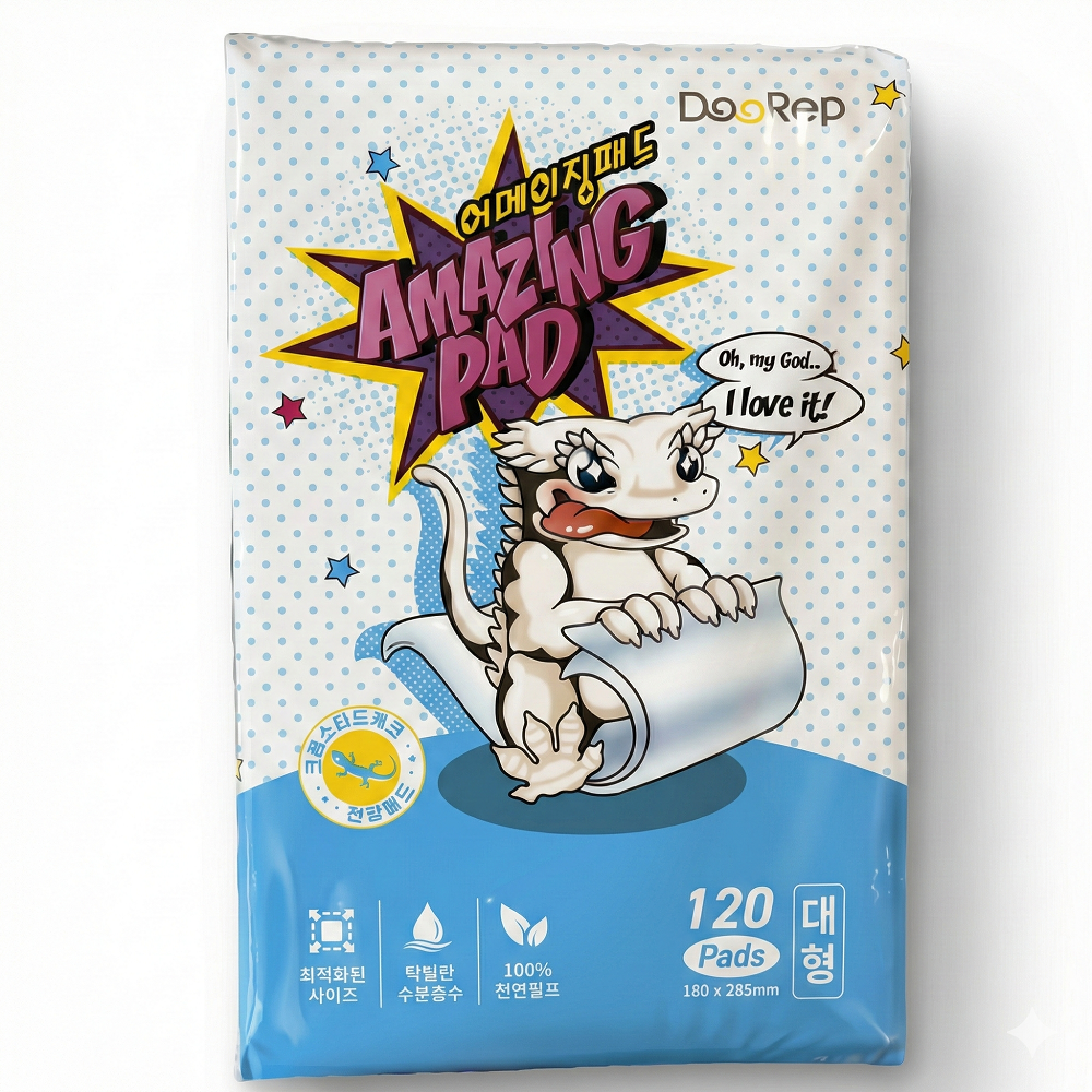 두렙 어메이징패드 소,중,대사이즈 120매 크레스티드게코 파충류바닥재 7,100원