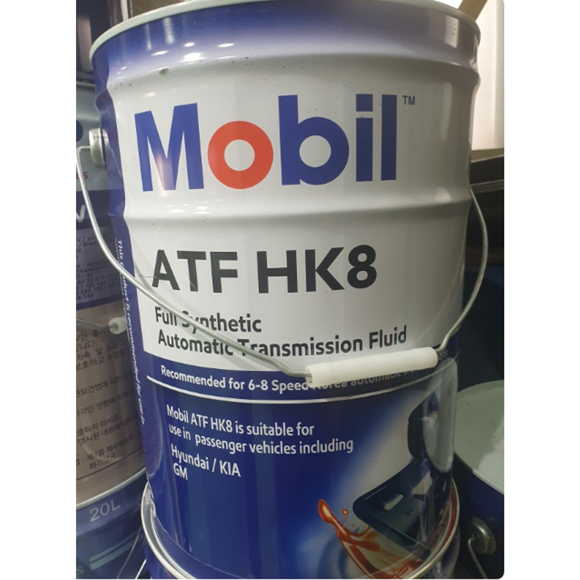 모빌 ATF HK8 자동변속기유 미션오일 현대 기아 GM 4단 6단 8단 20L 163,000원