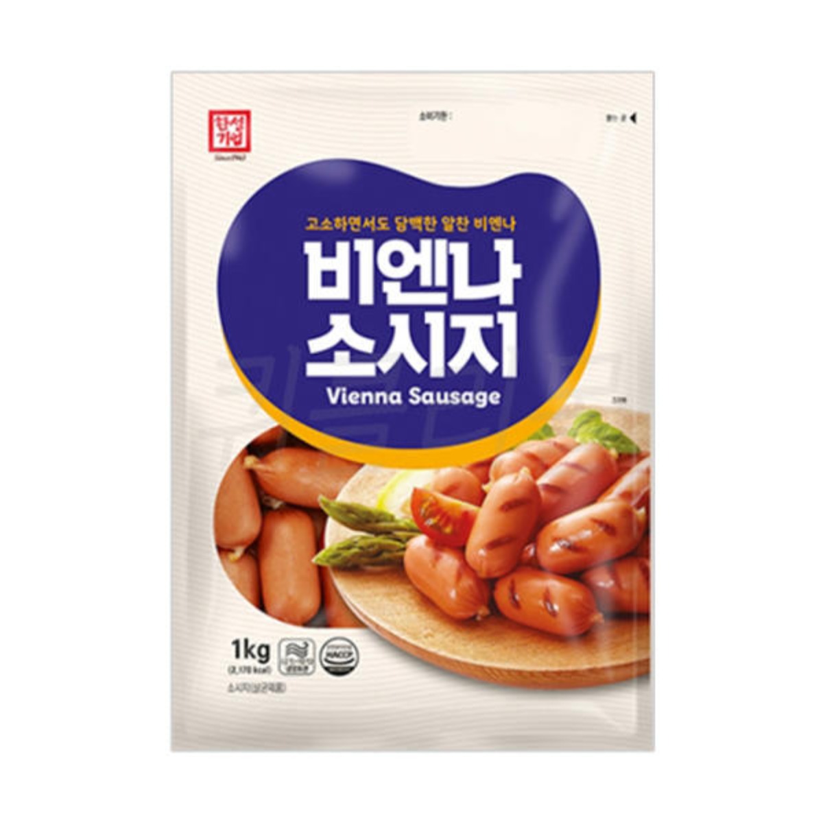 한성 비엔나소세지, 4개, 1kg 22,160원