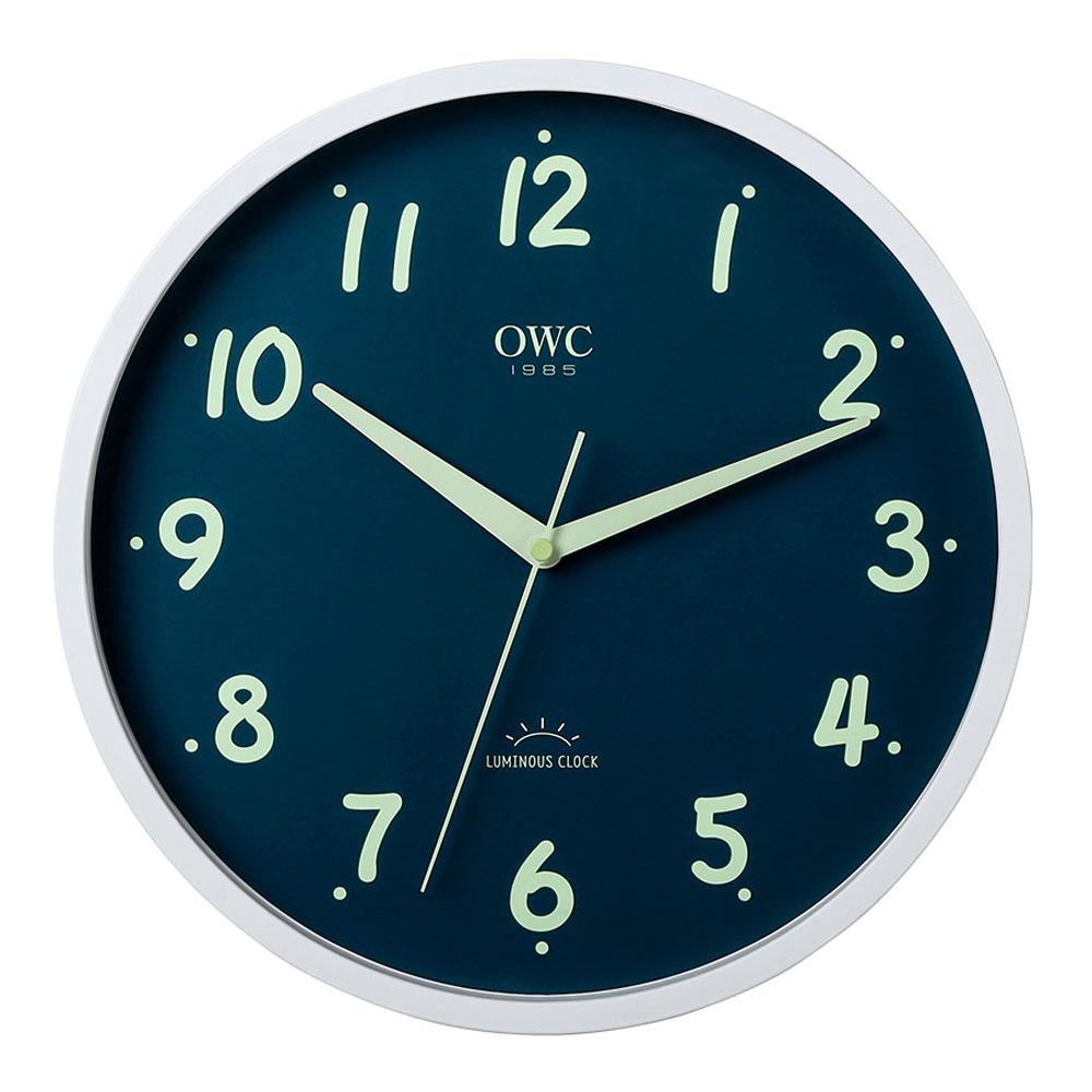 오더블유씨 루미너스 야광 벽시계 OTM915LW, 혼합색상 18,610원
