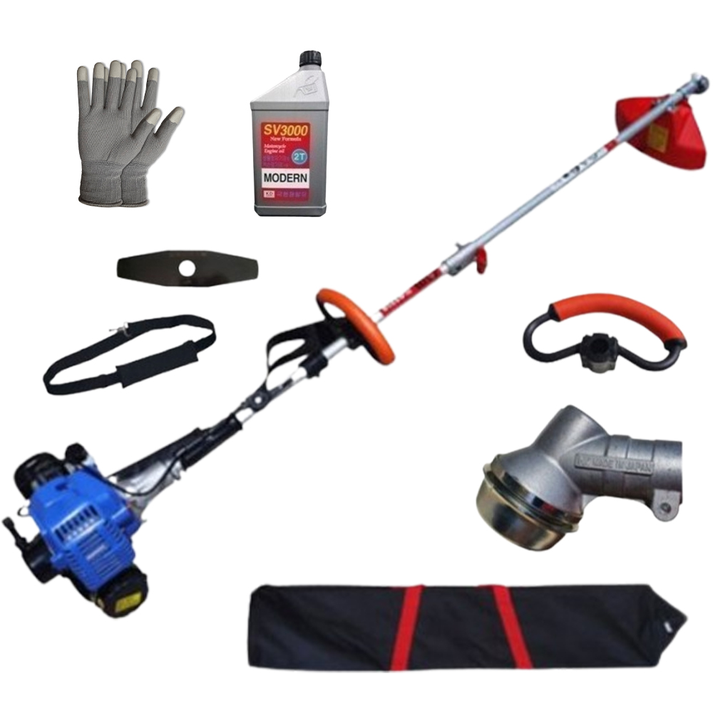 북성공업 미쓰비시 메이키 부탄 가스 예초기 일본 기어케이스 TLG231S 견착식 2T오일 장갑 포함 355,000원