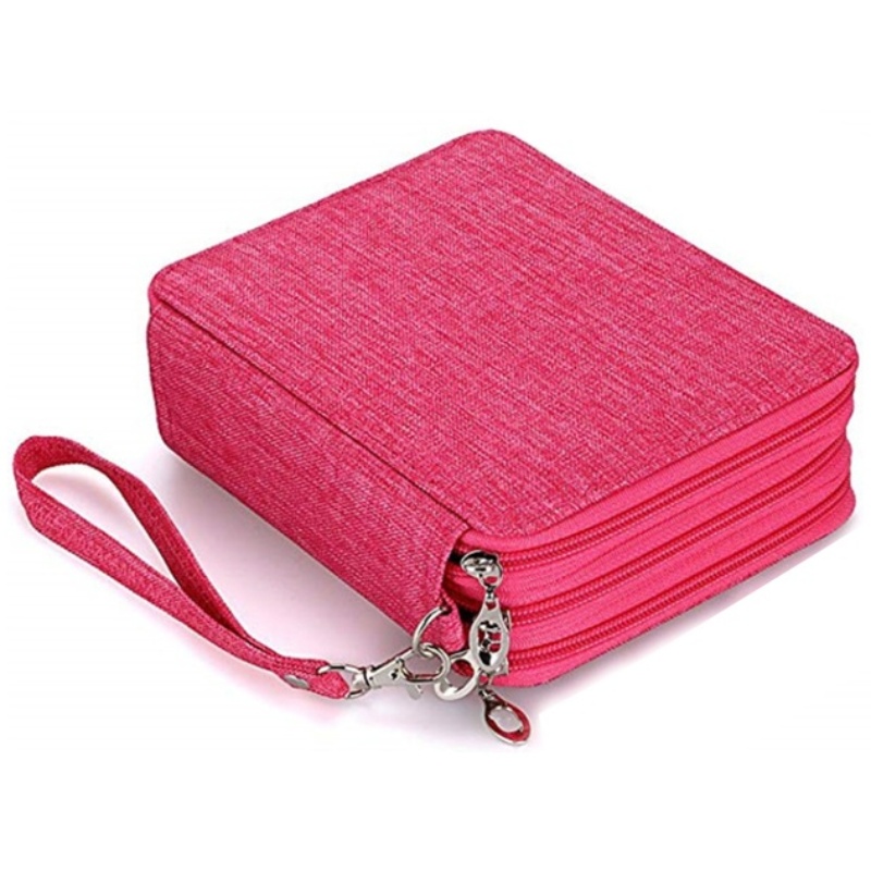 레디박스 다용도 아트 색연필 72색 파우치 가방, 72색 핑크, 1개 12,900원