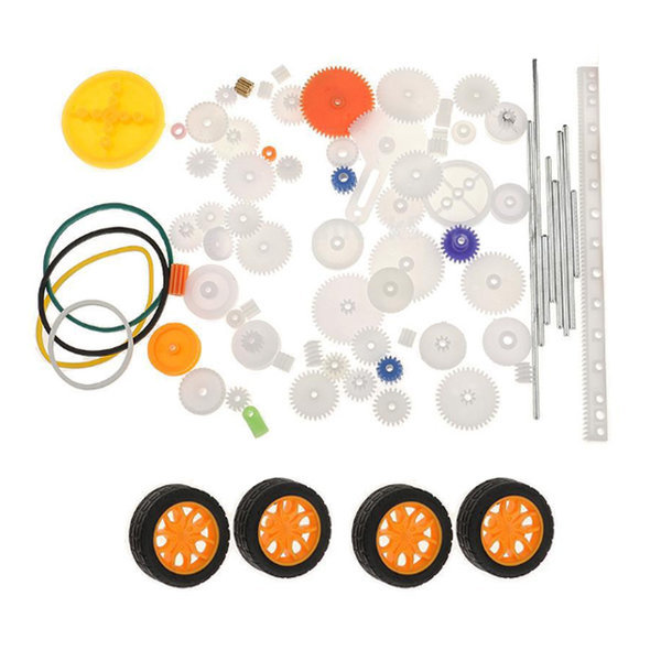 기어세트 78종 자동차 바퀴 DIY 플라스틱 기어 톱니 부싱 아두이노, 1세트, 현재가 5,000원