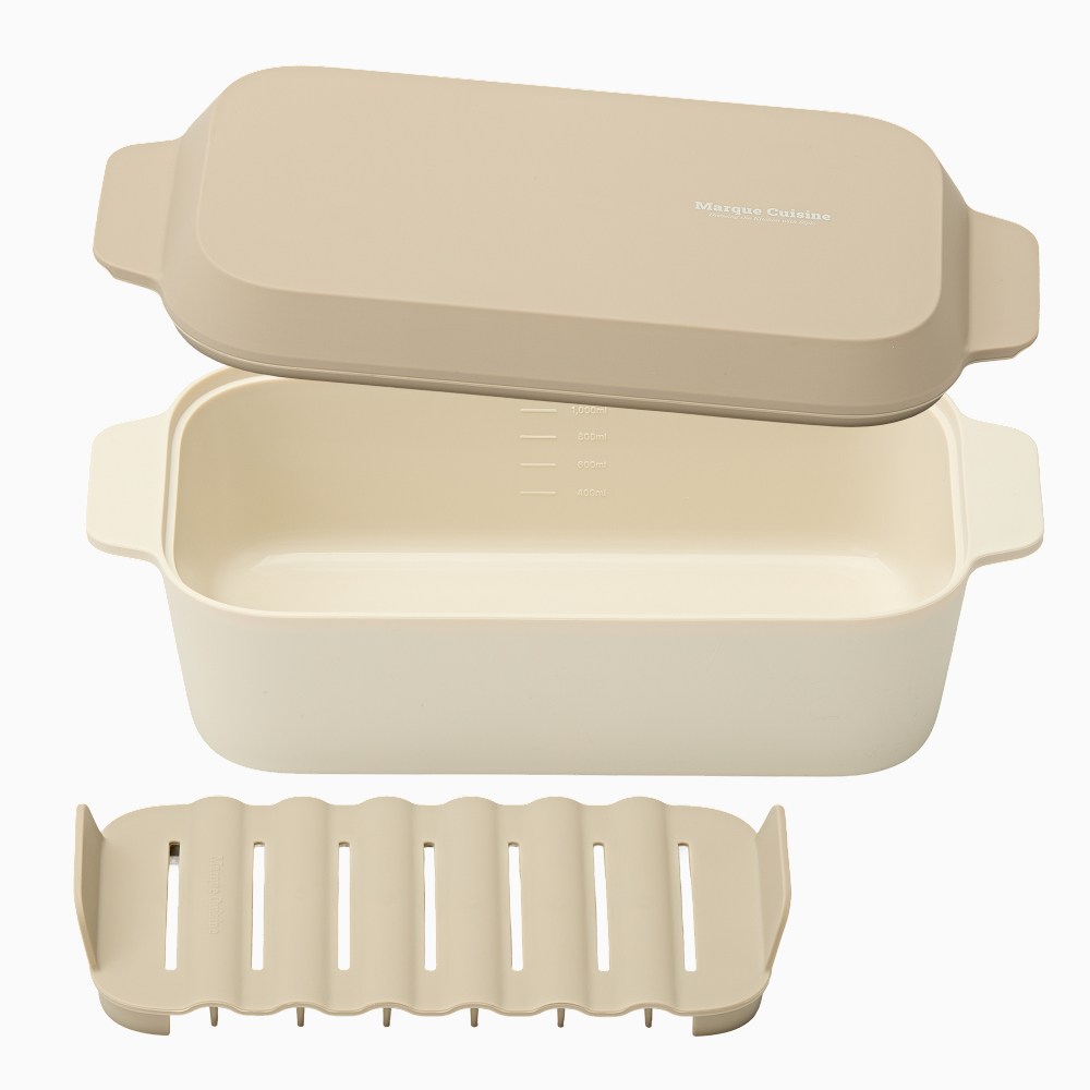 마르쿠진 촉촉 스팀팝 실리콘 전자레인지 생선 & 멀티 찜기 1200ml, 본품+받침대, 1개, 소프트그레이 32,900원