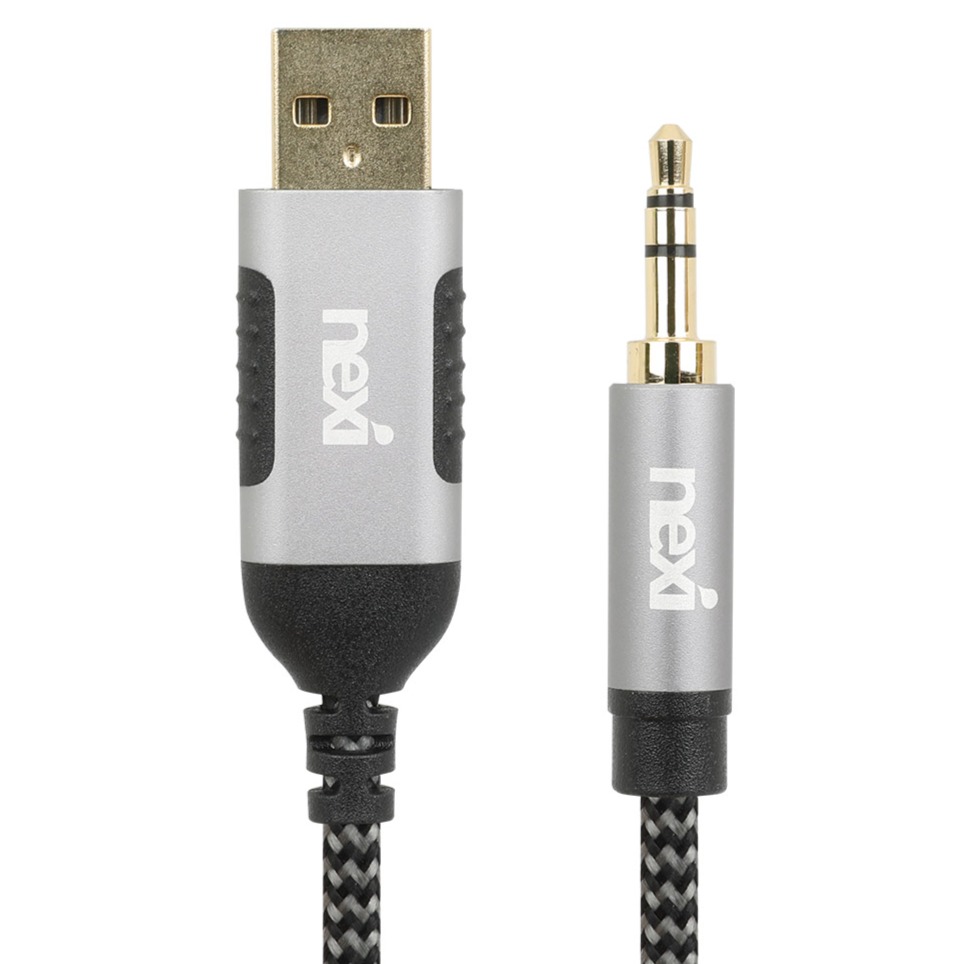 넥시 TYPE A TO 3 5 AUX M 케이블 NX1495, 1개, 2m 4,560원