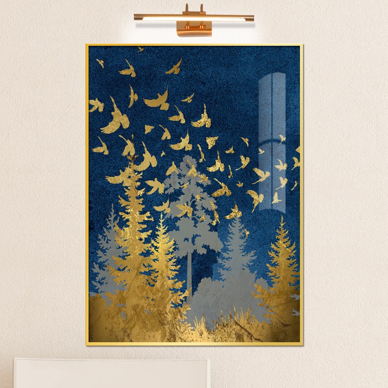 보고아트 돈 들어오는 황금나무숲 달 풍경화 현관 거실 액자 그림 78,900원