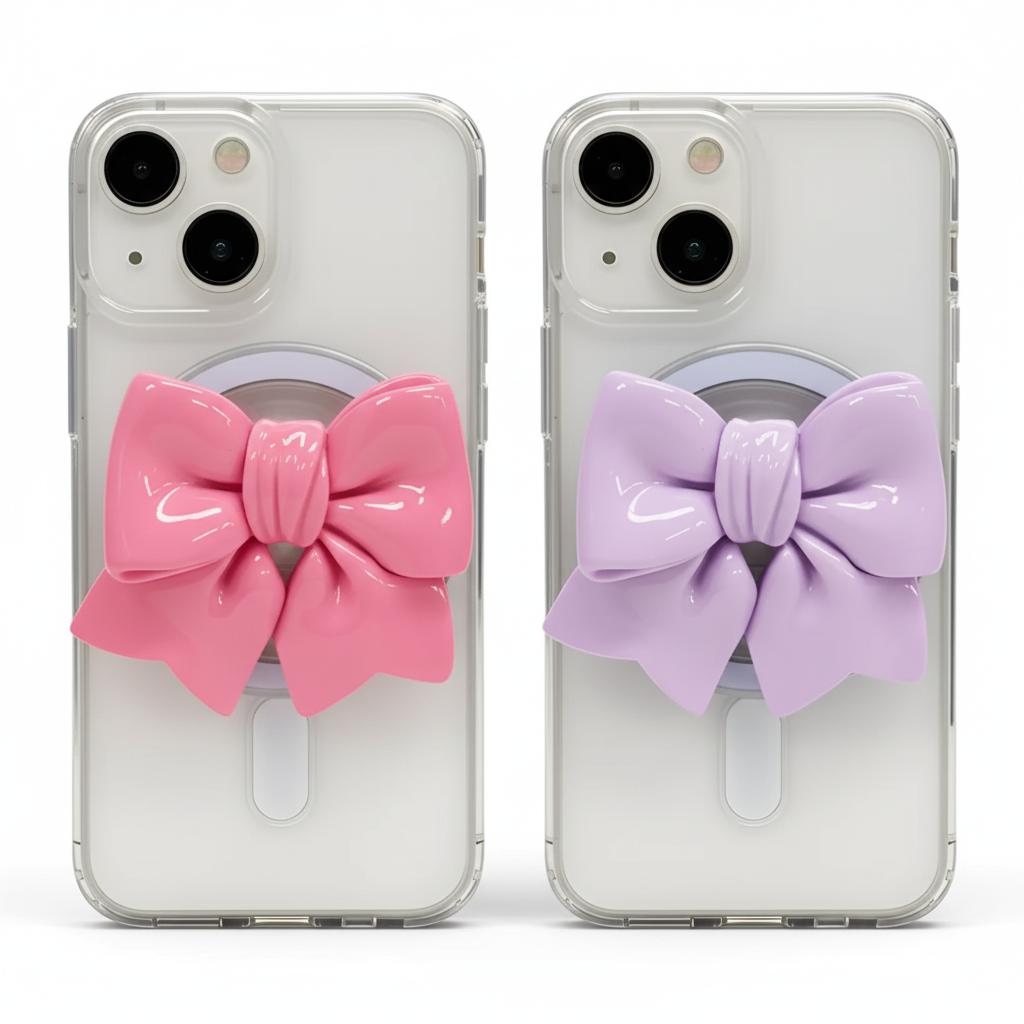 My Gallery 정품 맥세이프 파스텔 리본 그립톡 스마트톡, 2배자력 거치대 11,900원