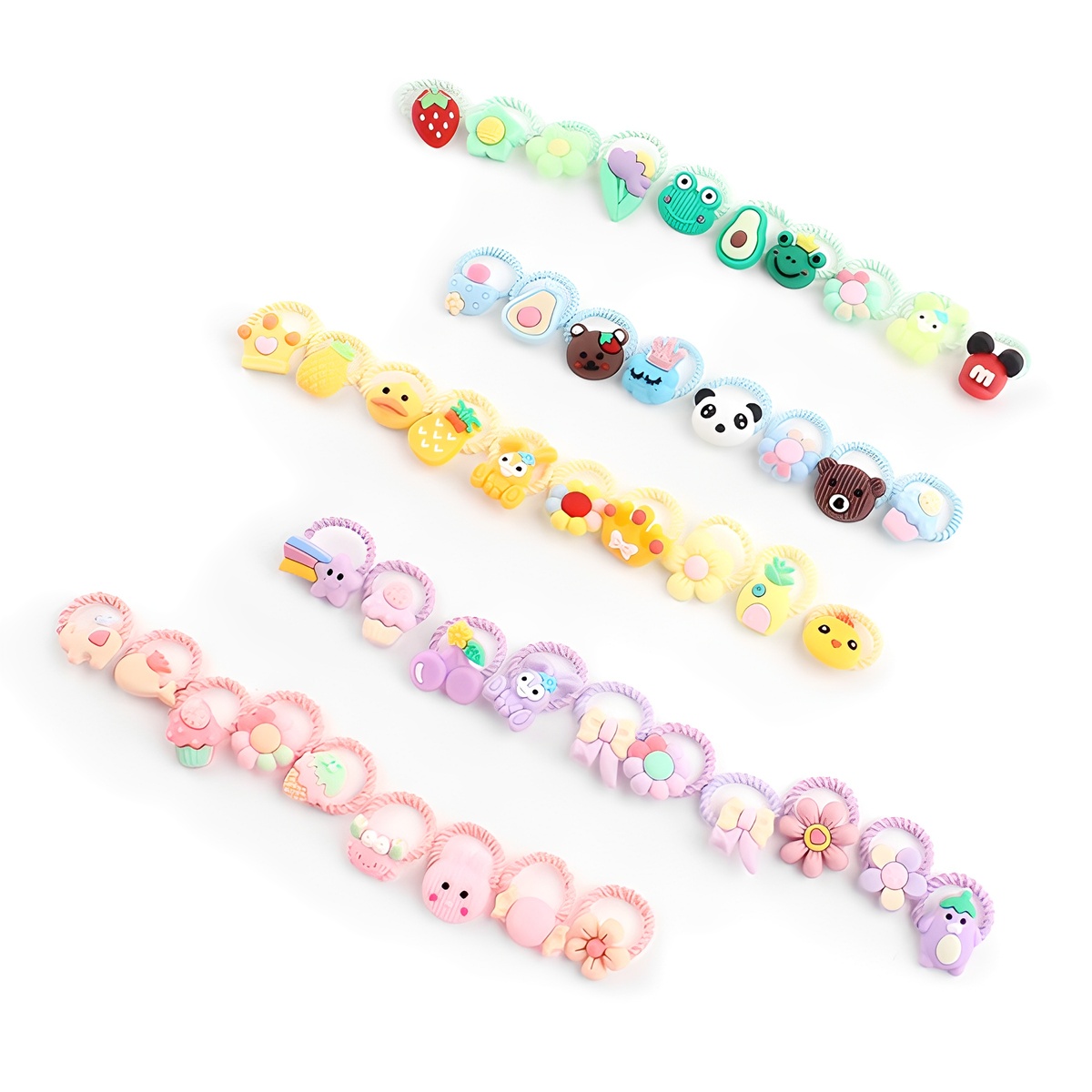 채니봉봉 푸디 베베 미니 머리끈 50p 세트 6,900원