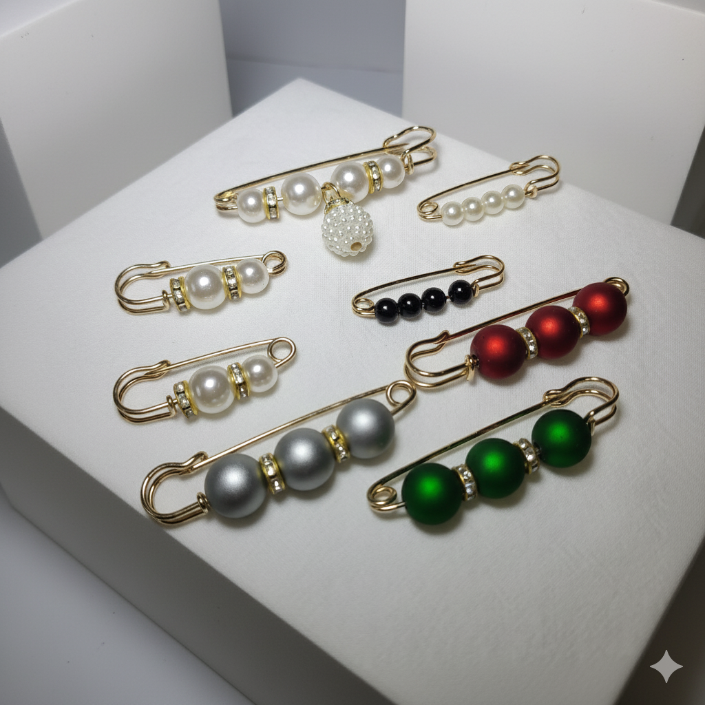 주니니몰 바지 허리조절 진주핀 브로치 옷고정 단추 6,460원