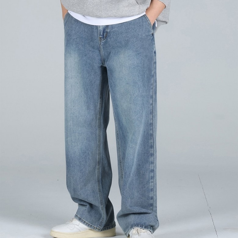 이브클로젯 남성용 숏/일반/롱 기장 뒷 밴딩 세미 와이드 청바지 6693-1 38,800원