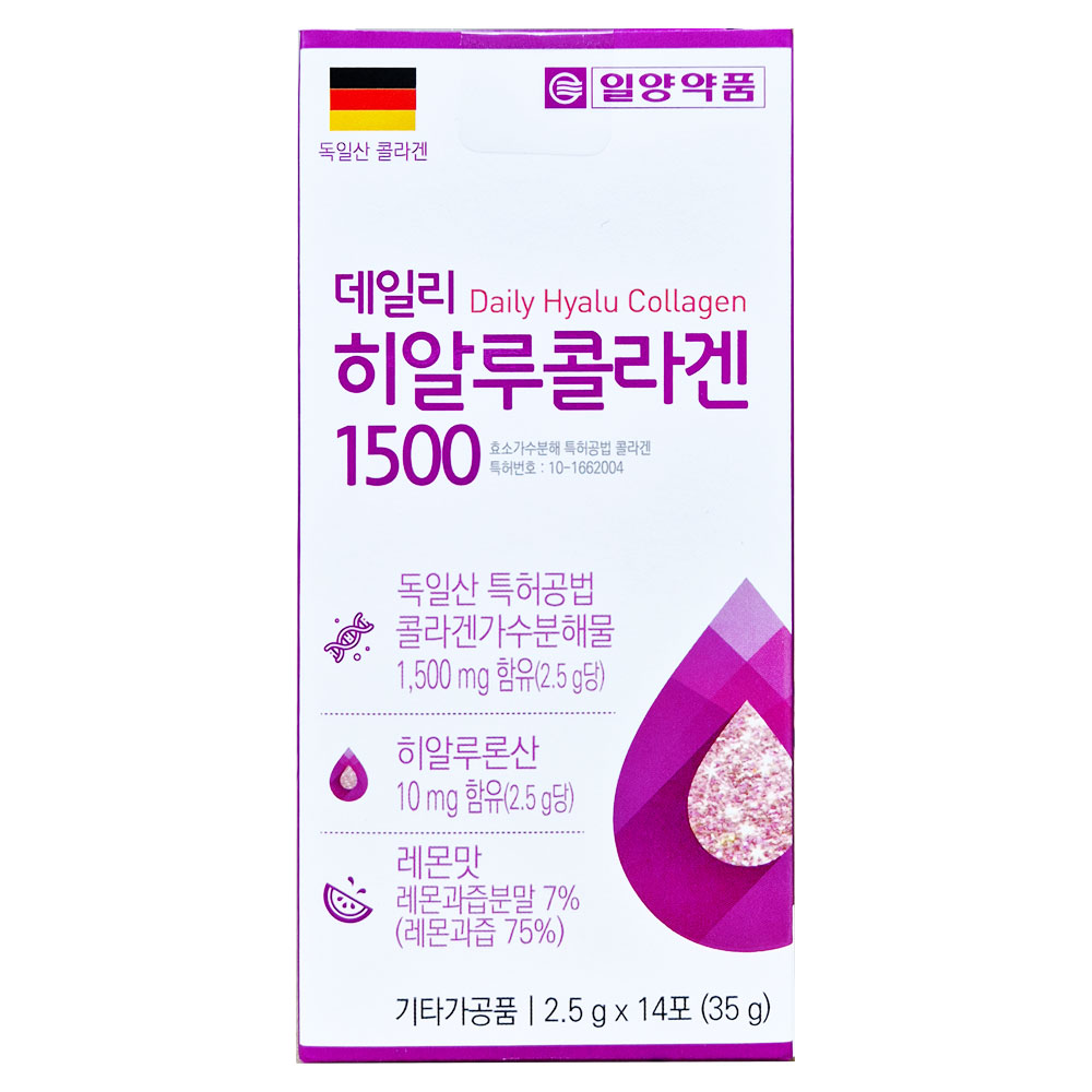 일양약품 데일리 히알루콜라겐 1500, 2개, 14회분 18,690원