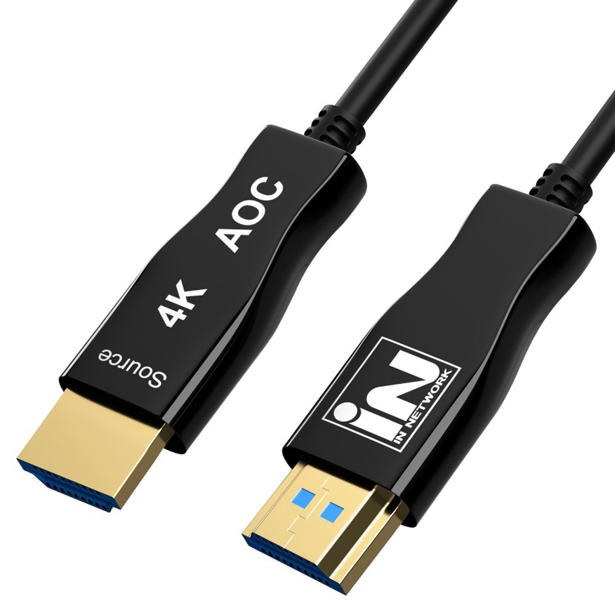 인네트워크 4K UHD 60Hz 지원 HDMI Ver2.0 광 하이브리드 AOC 케이블 IN-EHAOC2010, 1개, 10m 23,750원