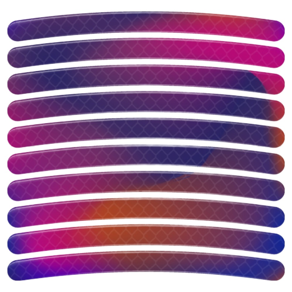 스코라 야간 시인성 휠 반사 스티커 오로라 바이올렛 7mm x 9cm 40p, 1개, 오로라 바이올렛 4,650원