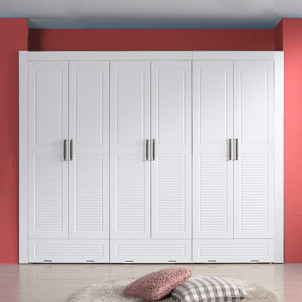 국내제작 직접배송 키높이 하프루바 서랍형 2430mm 장롱 옷장 이불장 양복장, 화이트 359,900원