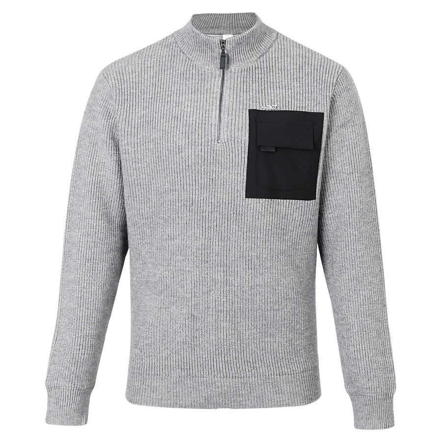 클라우스 울 캐시미어 방풍 반집업 니트 남성 골프 니트 FH23WM2310 67,900원