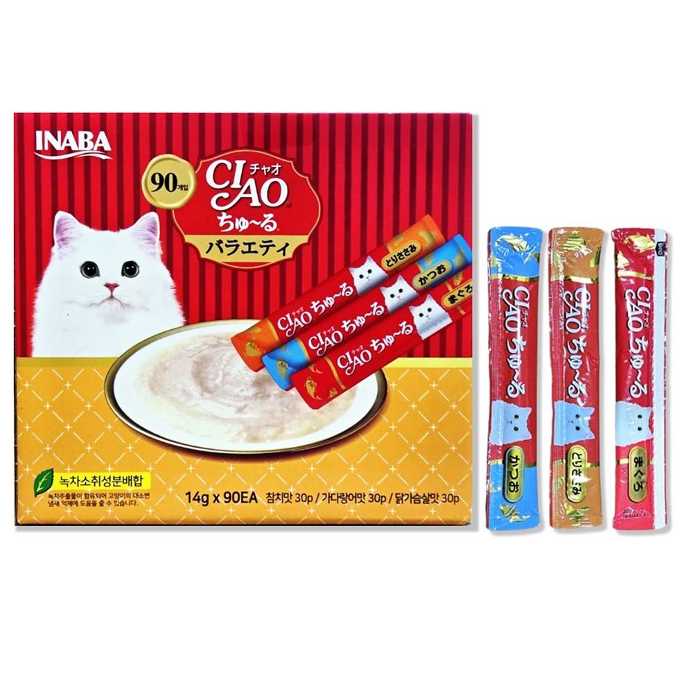 챠오츄르 대용량 90P 코스트코 고양이 츄르 간식 버라이어티 반려묘 차오추르 90P 36,490원