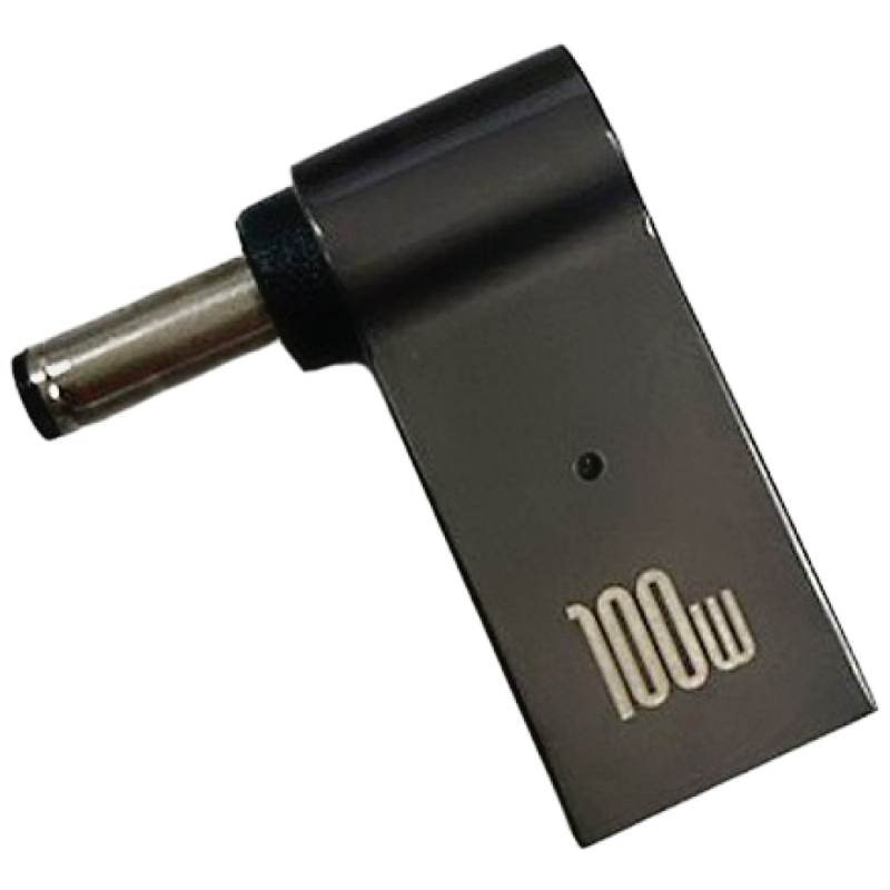 노트북 전원 어댑터 커넥터 USB C to DC 4.5*3.0mm PD 100W 충전, 1개 9,900원