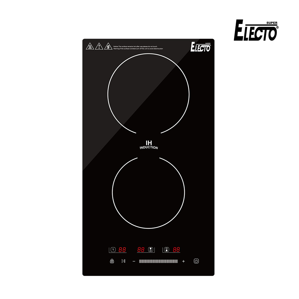 엘렉토 2구 인덕션 전기레인지 매립겸용 HJ-D3300 블랙 세로형 175,000원
