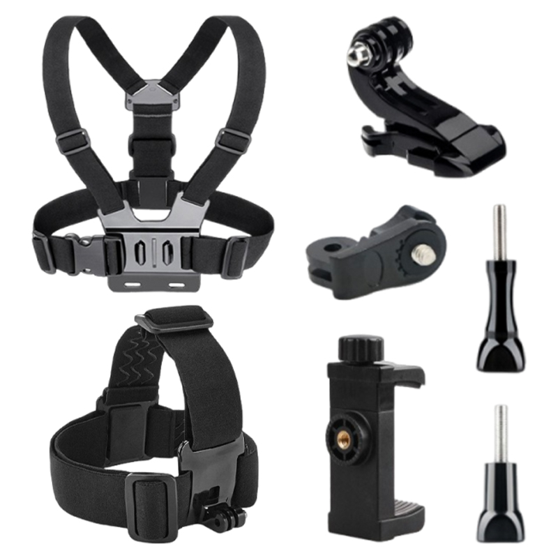 액션캠 헤드 스트랩 마운트 + 가슴 스트랩 세트 액션캠 스마트폰 겸용 1인칭 촬영 거치대 18,980원