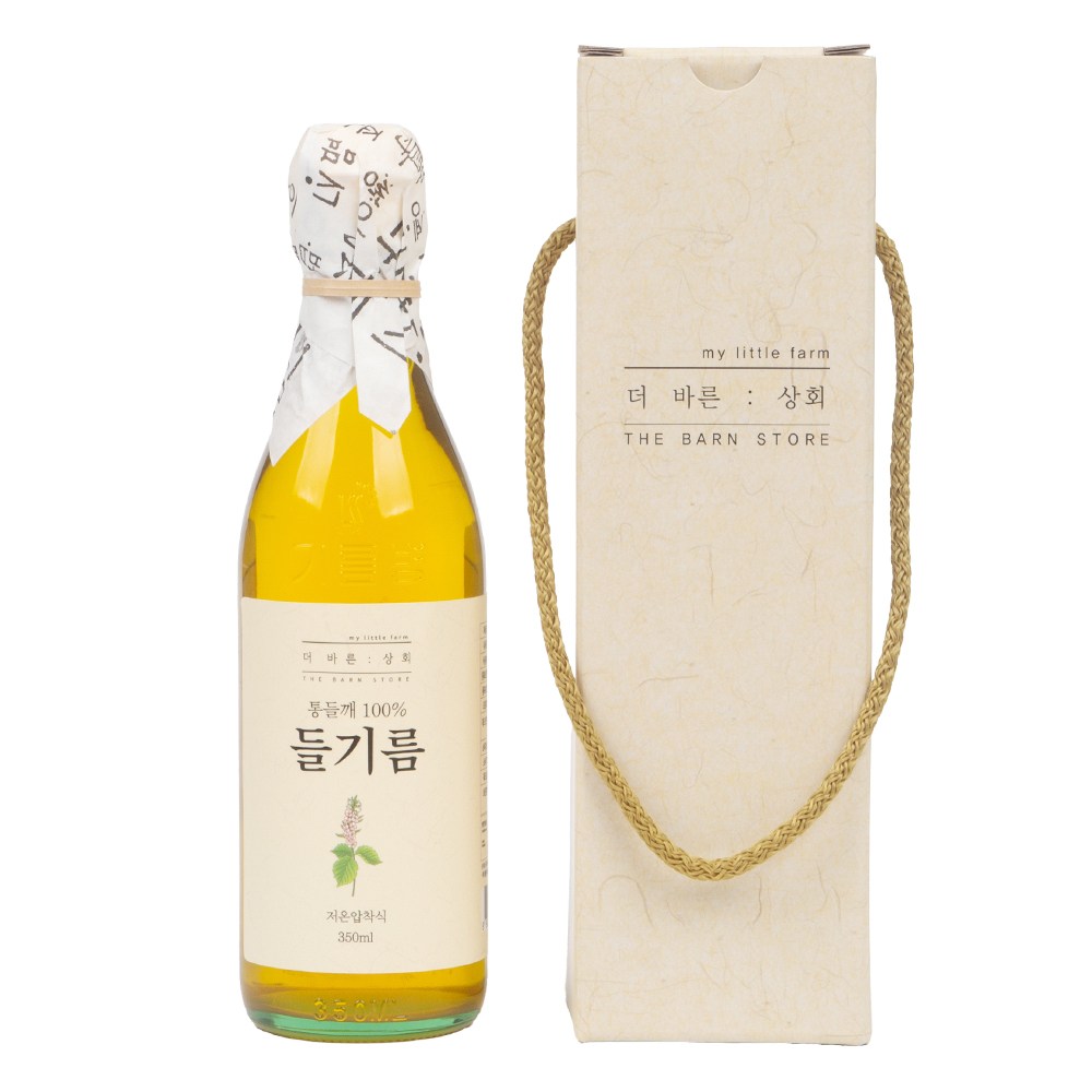 [ 고급선물세트 ] 더바른상회 1구 선물세트 8호 ( 중국산 저온 압착 들기름 ), 1개, 350ml 21,900원