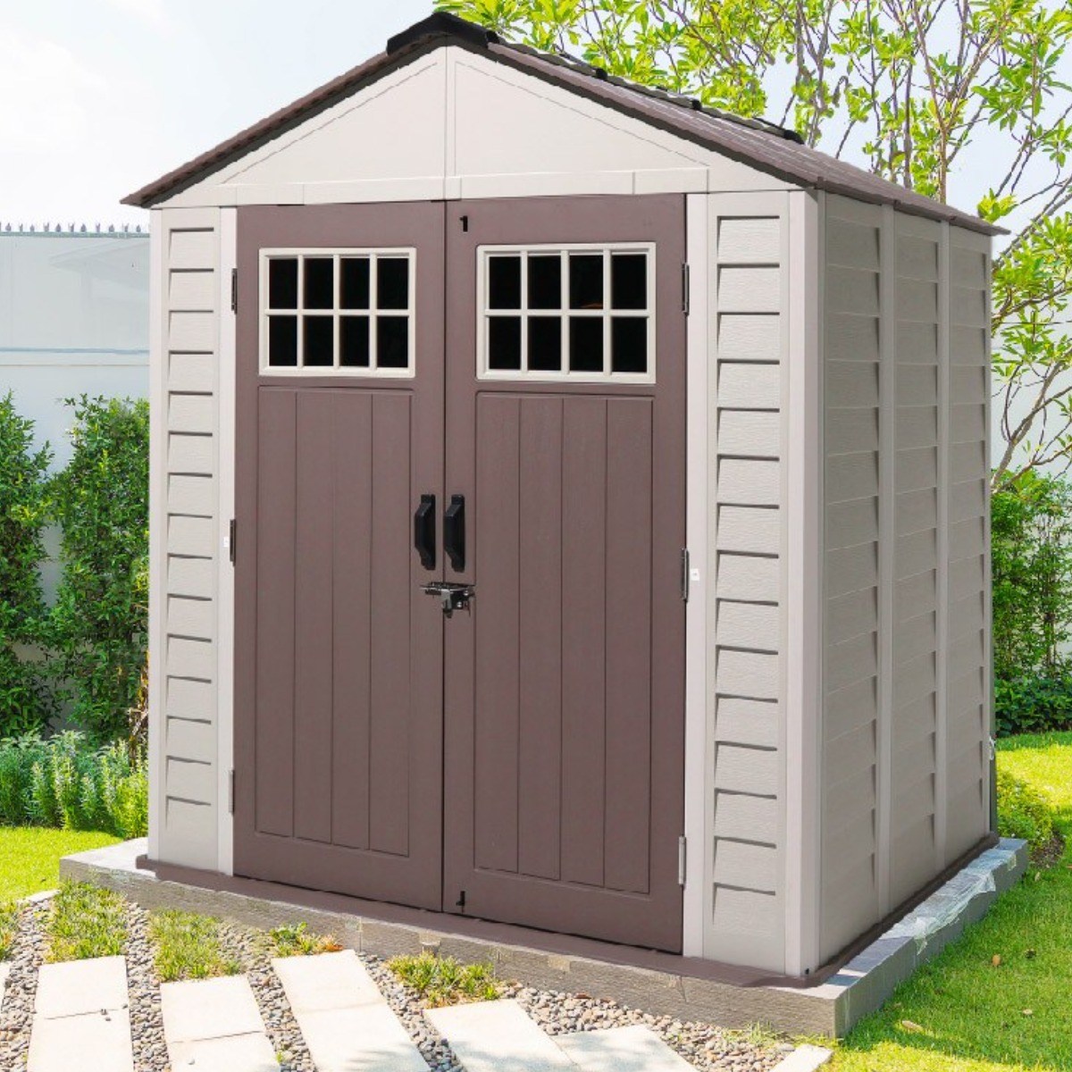 하우스랜드 루나754 조립식창고 정원 농막 야외 미니 소형 이동식 편의점 전원 간이 828,950원