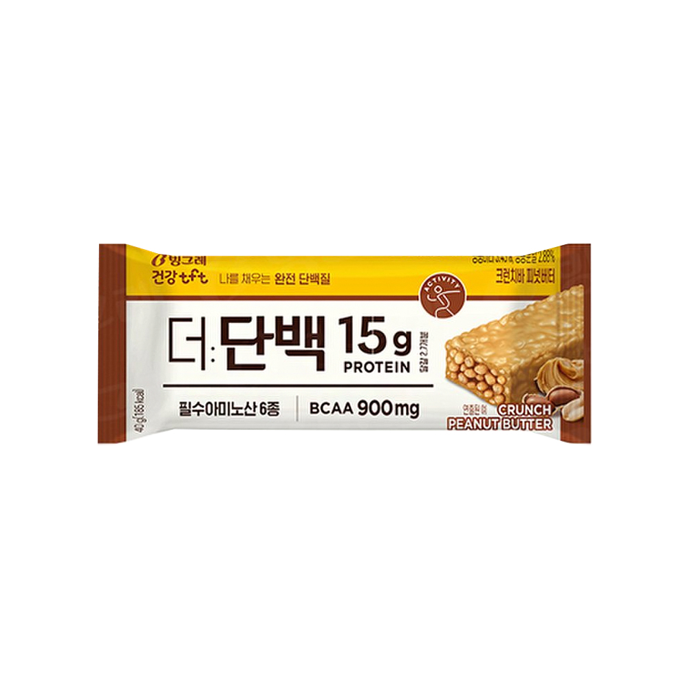 빙그레 더단백 크런치바 단백질 프로틴바 피넛버터 16,100원