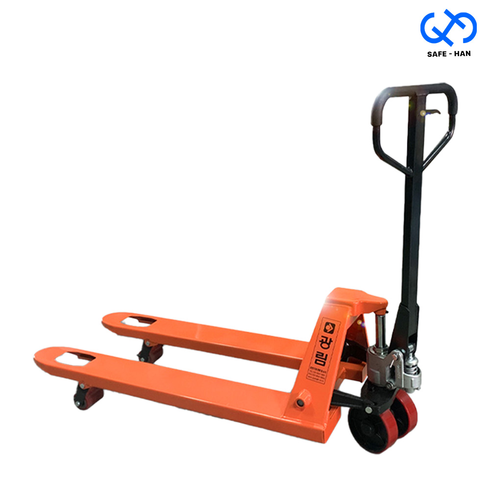 KP2.5 수동 핸드파레트 2.5톤 일반파레트용 자키 핸드자키 핸드리프트, 수동2.5톤-우레탄바퀴 458,700원