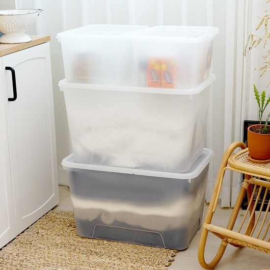 아트박스/보노하우스 포터 대용량 반투명 정리함 72L 1개 대형 옷 리빙박스 13,880원